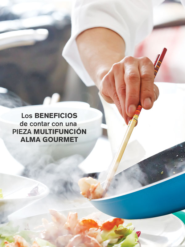 Funciones de las piezas Alma Gourmet