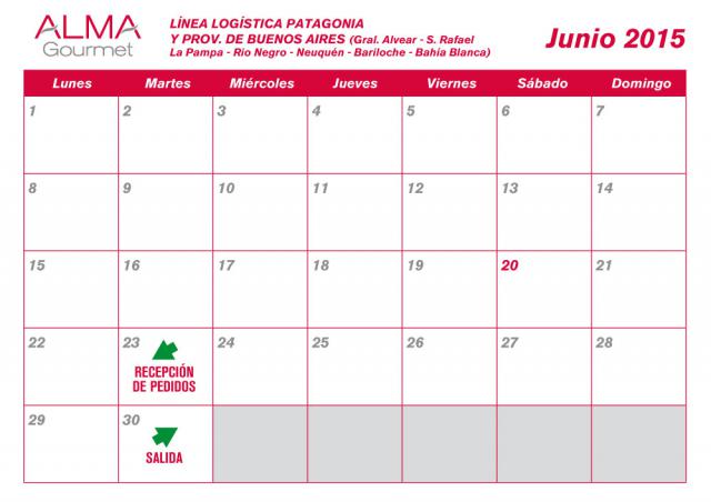 Calendarios Logistica